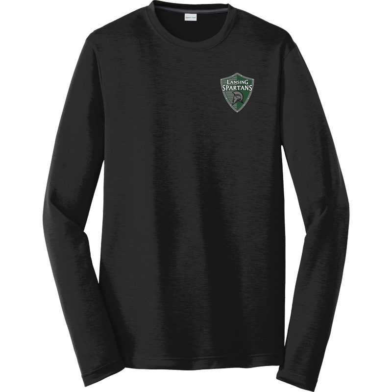 Lansing Spartans Long Sleeve PosiCharge Competitor Cotton Touch Tee