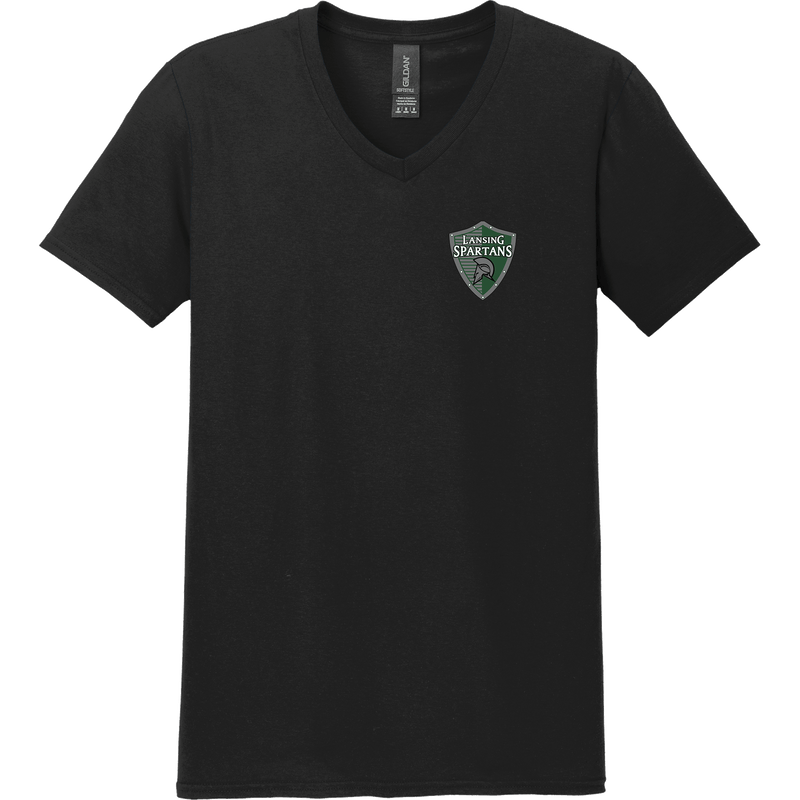 Lansing Spartans Softstyle V-Neck T-Shirt