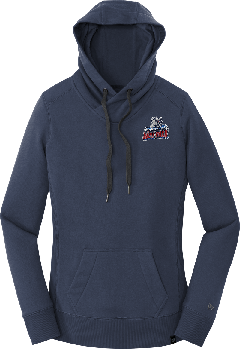 Hartford Jr. Wolfpack New Era Ladies French Terry Pullover Hoodie