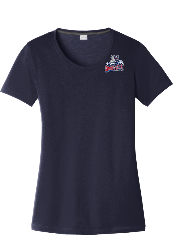 Hartford Jr. Wolfpack Ladies PosiCharge Competitor Cotton Touch Scoop Neck Tee