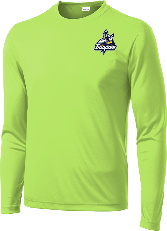 Mon Valley Thunder Long Sleeve PosiCharge Competitor Tee