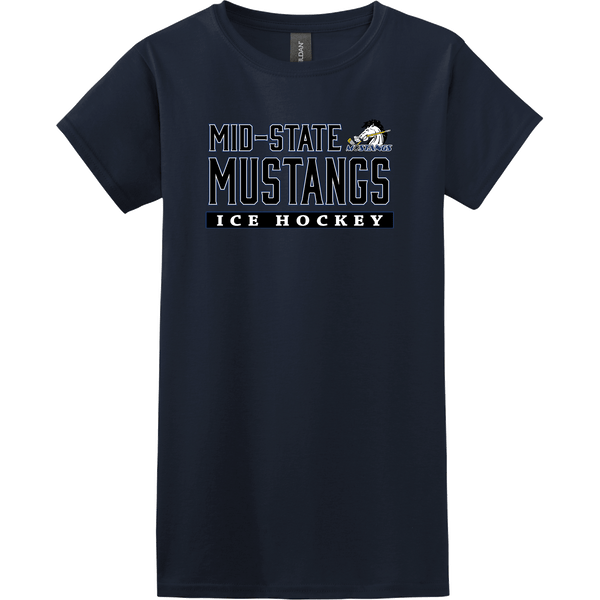 Mid-State Mustangs Softstyle Ladies' T-Shirt