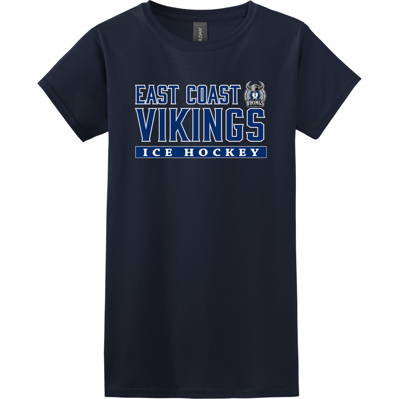 East Coast Vikings (Ladies) Softstyle Ladies T-Shirt