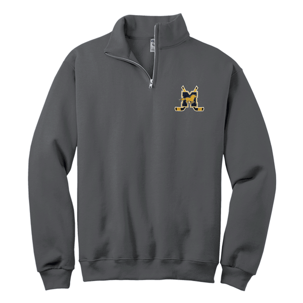 Marlboro Hockey NuBlend 1/4-Zip Cadet Collar Sweatshirt