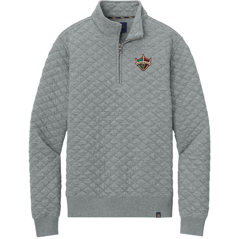 Delaware Ducks Brooks Brothers Diamond Quilt 1/4-Zip