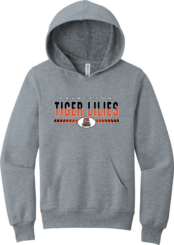 Princeton Tiger Lilies Youth Sponge Fleece Pullover Hoodie