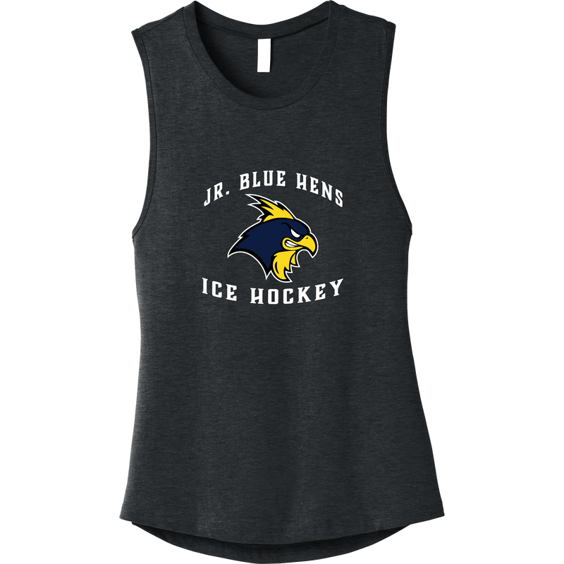 Delaware Jr. Blue Hens Womens Jersey Muscle Tank