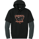 Biggby Bombers Tough Fleece Layered Hoodie