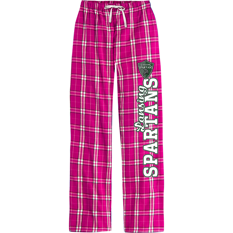 Lansing Spartans Women's Flannel Plaid Pant