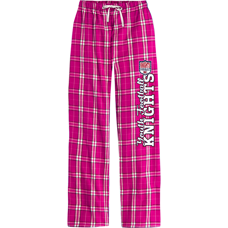 Knights Youth Football Women's Flannel Plaid Pant