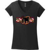 MD Jr. Black Bears Softstyle Ladies Fit V-Neck T-Shirt