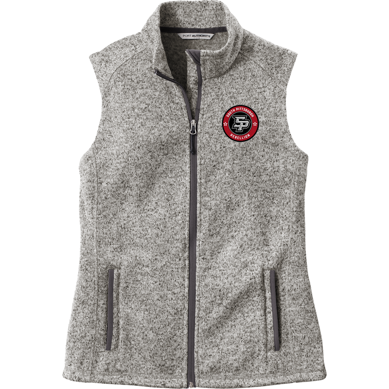 South Pittsburgh Rebellion Ladies Sweater Fleece Vest