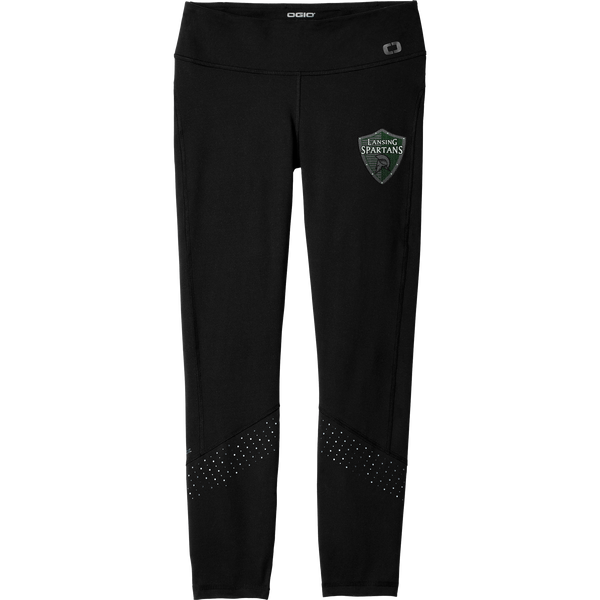 Lansing Spartans OGIO ENDURANCE Ladies Laser Tech Legging