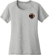 Maryland Black Bears Ladies PosiCharge Tri-Blend Wicking Scoop Neck Raglan Tee