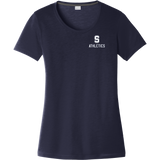 Midd South Athletics Ladies PosiCharge Competitor Cotton Touch Scoop Neck Tee