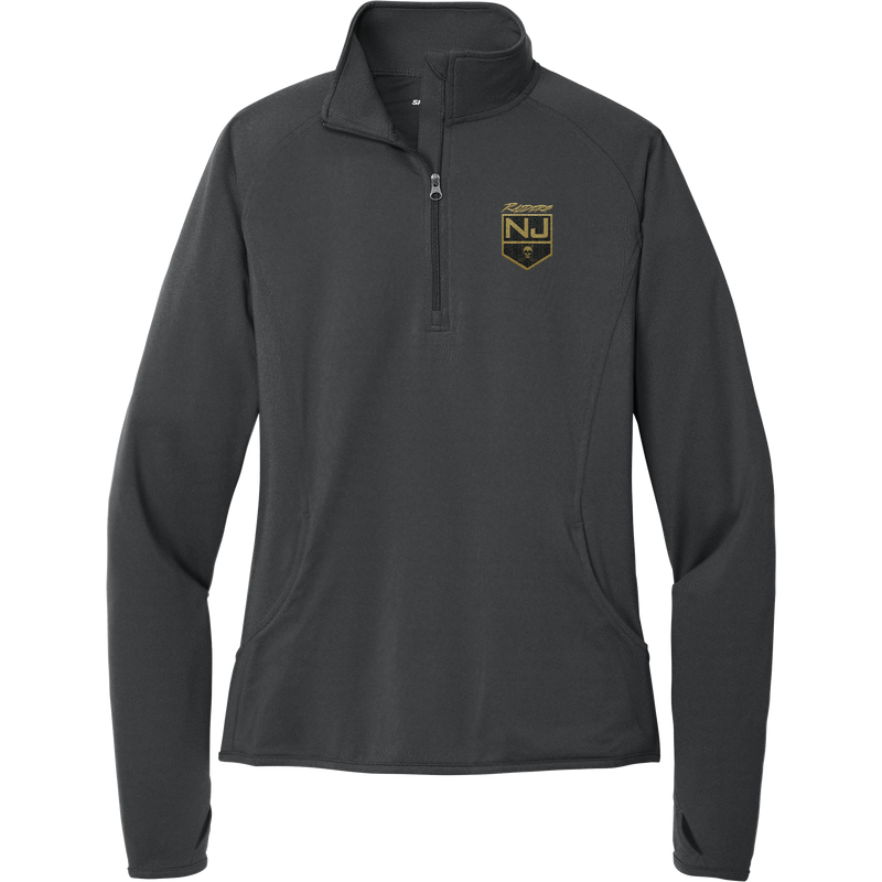 NJ Raiders Ladies Sport-Wick Stretch 1/4-Zip Pullover