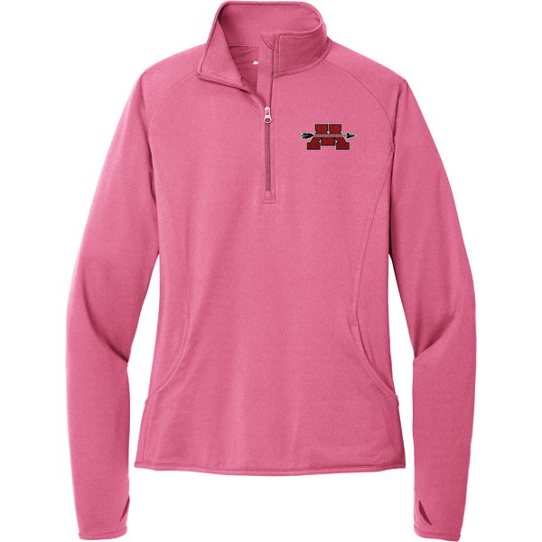 Mercer Arrows Ladies Sport-Wick Stretch 1/4-Zip Pullover