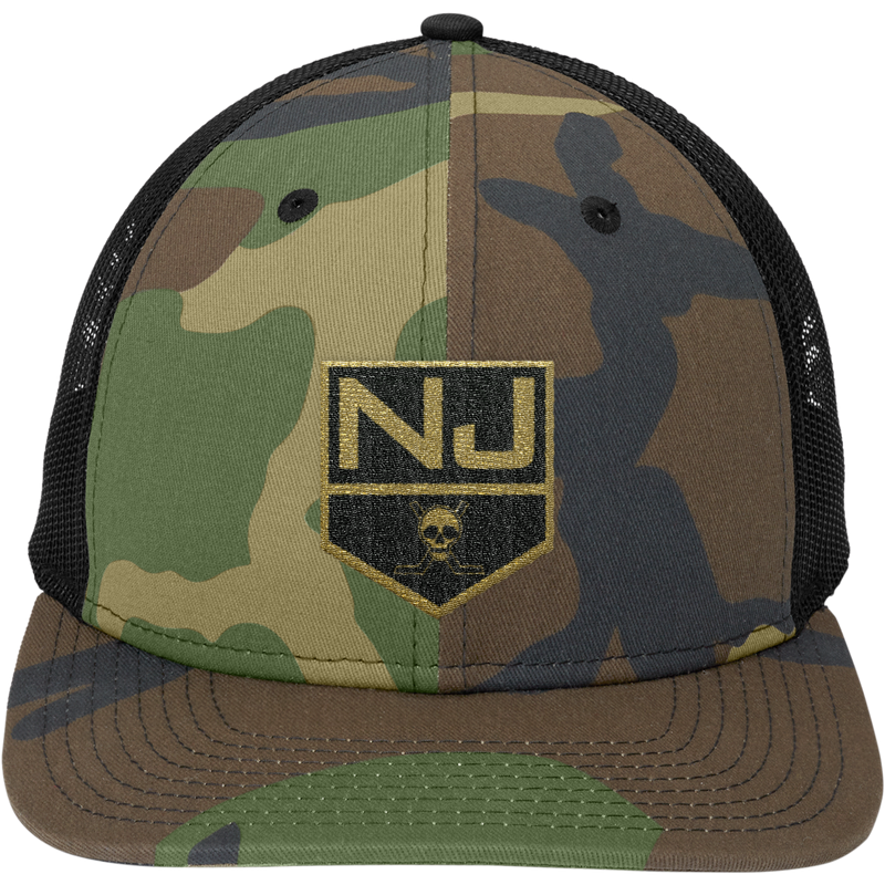 NJ Raiders New Era Snapback Low Profile Trucker Cap