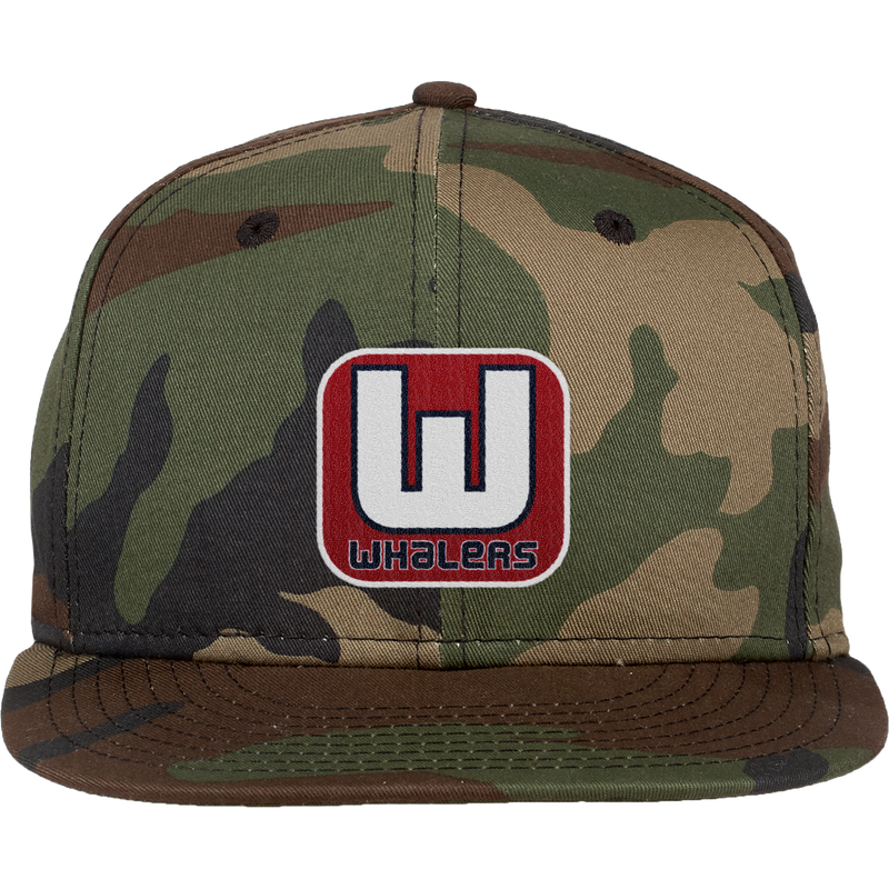 CT Whalers Tier 1 New Era Flat Bill Snapback Cap