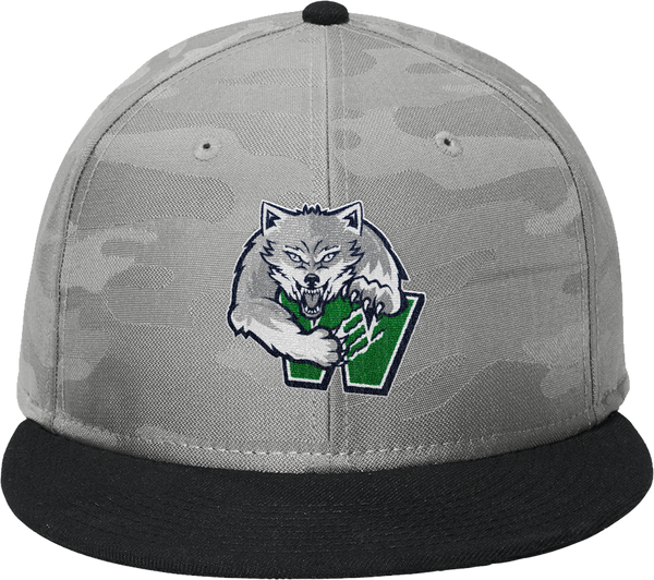 Woodbridge Wolfpack New Era Camo Flat Bill Snapback Cap