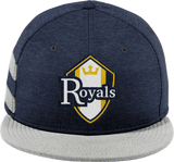 Royals Hockey Club New Era Shadow Heather Striped Flat Bill Snapback Cap