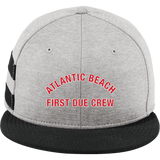 Atlantic Beach New Era Shadow Heather Striped Flat Bill Snapback Cap