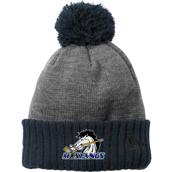 Mid-State Mustangs New Era Colorblock Cuffed Beanie