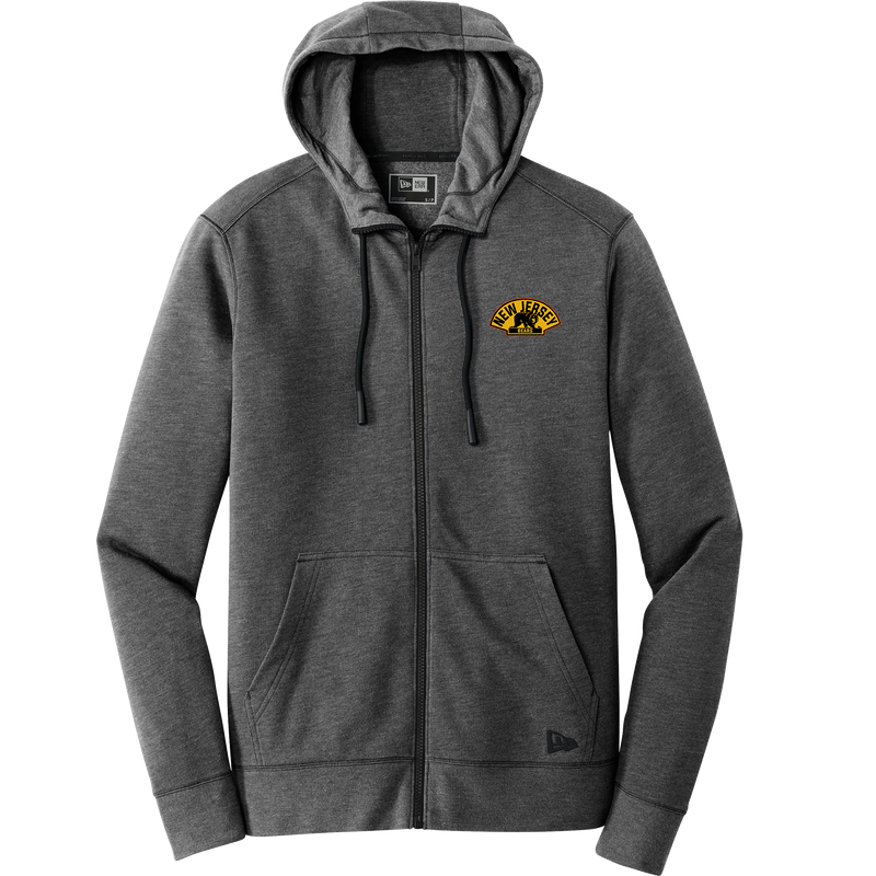 NJ Bears New Era Tri-Blend Fleece Full-Zip Hoodie