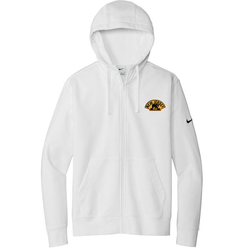 NJ Bears Nike Club Fleece Sleeve Swoosh Full-Zip Hoodie