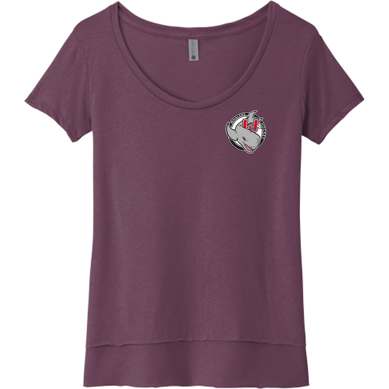 CT Whalers Tier 2 Womens Festival Scoop Neck Tee