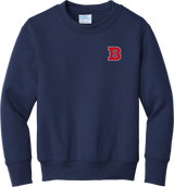 CT Bobcats Youth Core Fleece Crewneck Sweatshirt