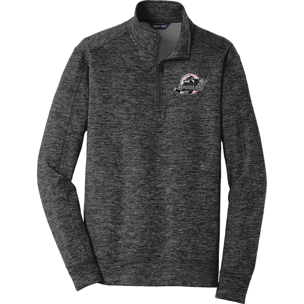 Allegheny Badgers PosiCharge Electric Heather Fleece 1/4-Zip Pullover