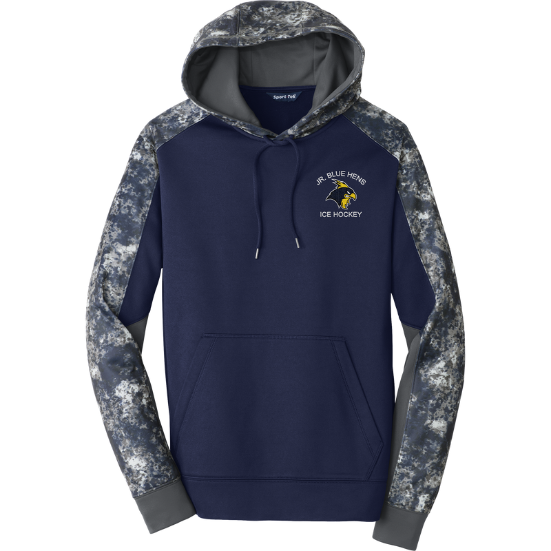 Delaware Jr. Blue Hens Sport-Wick Mineral Freeze Fleece Colorblock Hooded Pullover