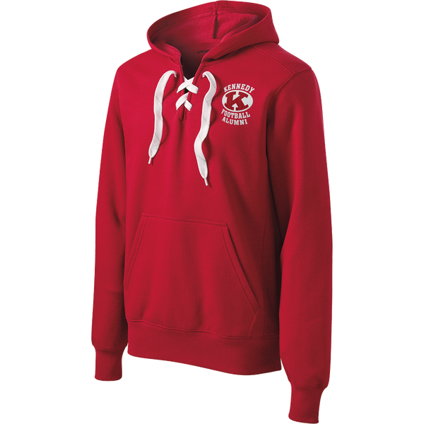 JFK Knights Football Alumni Lace Up Pullover Hooded Sweatshirt