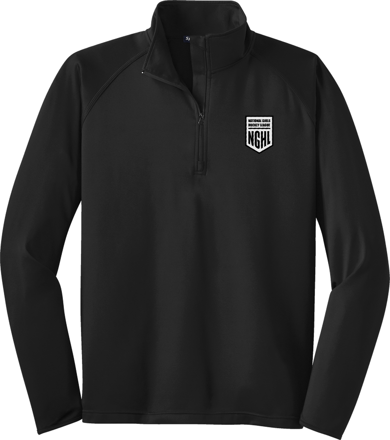 NGHL Sport-Wick Stretch 1/4-Zip Pullover