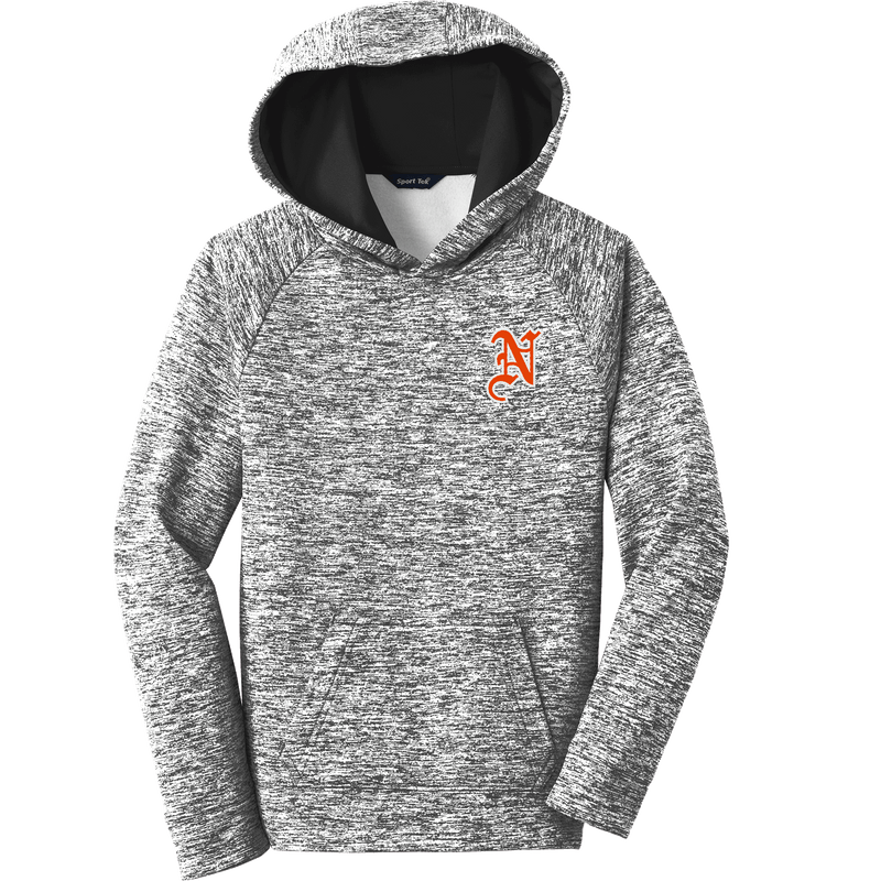 Midd North Hockey Youth PosiCharge Electric Heather Fleece Hooded Pullover