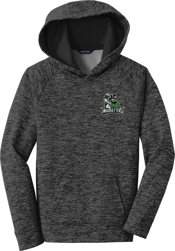 Atlanta Madhatters Youth PosiCharge Electric Heather Fleece Hooded Pullover