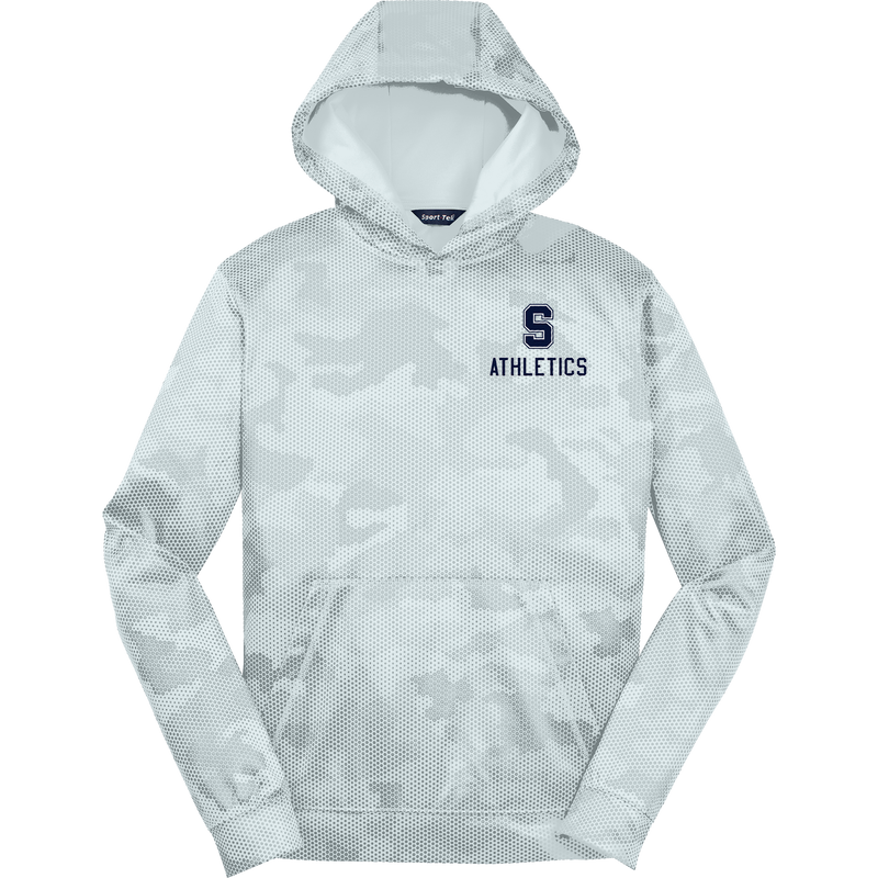 Midd South Athletics Youth Sport-Wick CamoHex Fleece Hooded Pullover