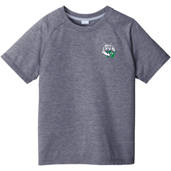 Woodbridge Wolfpack Youth PosiCharge Tri-Blend Wicking Raglan Tee