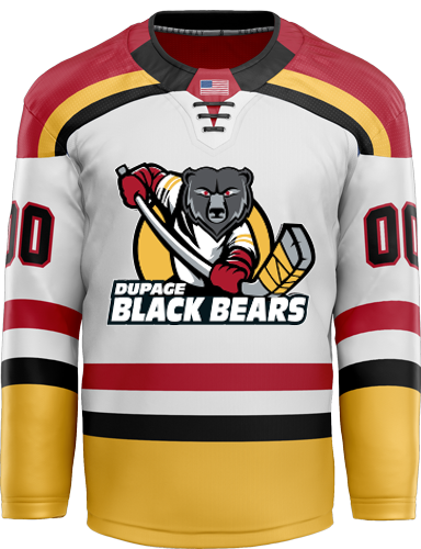 Dupage Black Bears Adult Player Hybrid Jersey